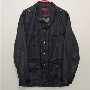 Merona Men's Dark Gray Military Utility Jacket - L